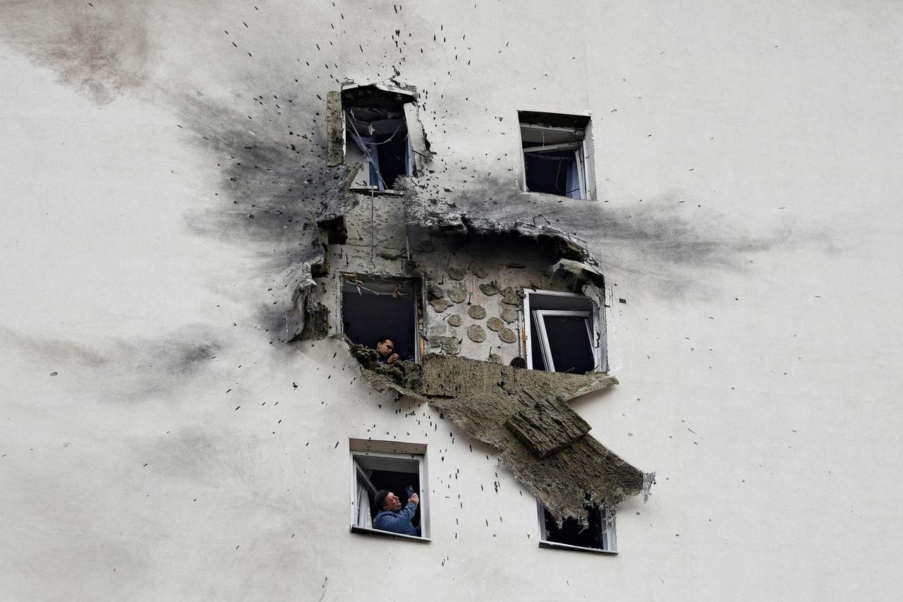 Aftermath of Ukrainian drone attack in Moscow Region