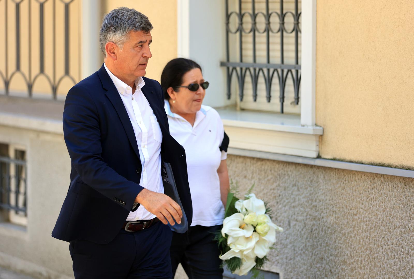 20.05.2022., Beograd, Srbija - Ispracaj Mateja Perisa u crkvi Svetog Antuna Padovanskog gdje misu predvodi mons. Stanislav Hocevar. Tijelo Mateja Perisa je pronadjeno u Dunavu nakog sto je nestao u noci 31. prosinca 2021. godine. Photo: Davor Javorovic/PIXSELL