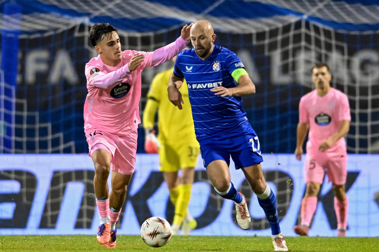 Zagreb: UEFA Europska liga, grupna faza, 4. kolo, GNK Dinamo - Celta Vigo