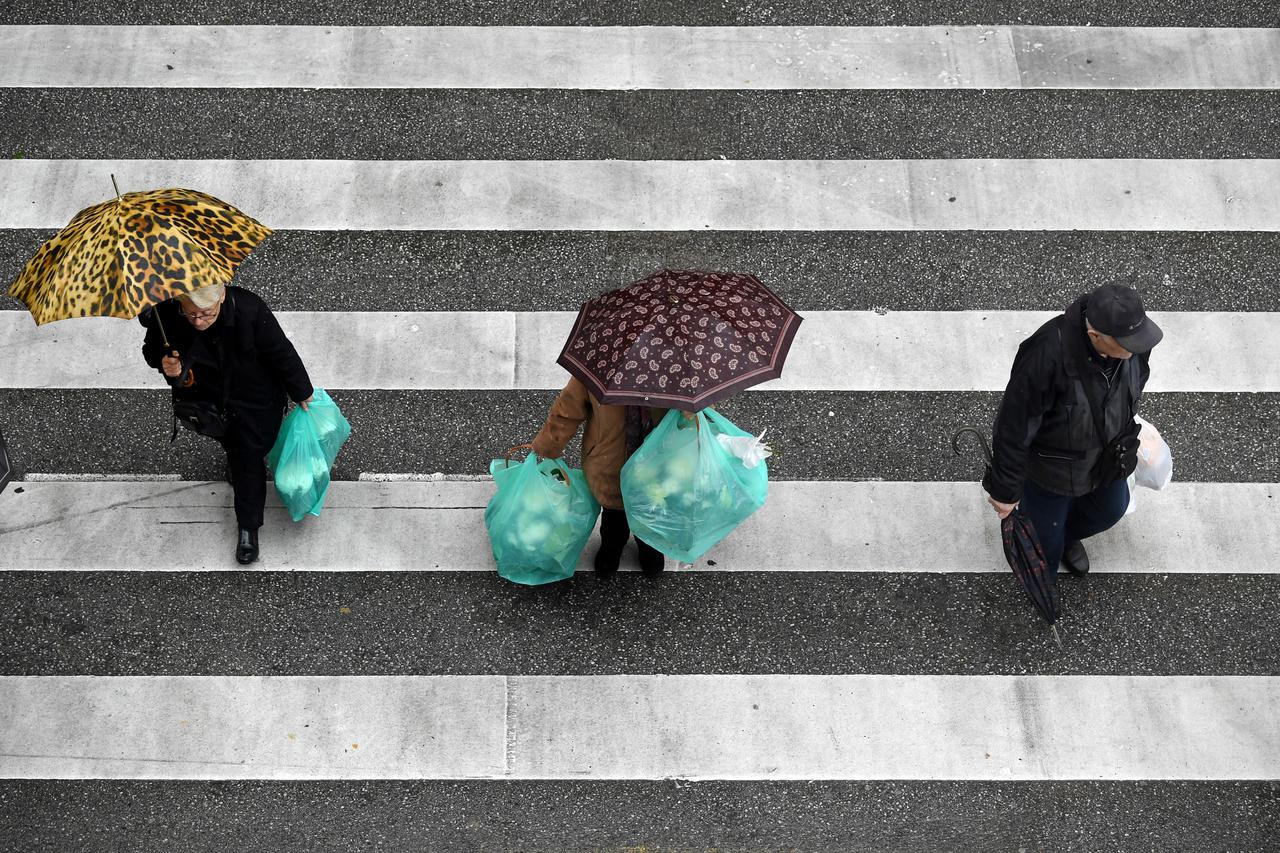 Kišni dan u Zagrebu