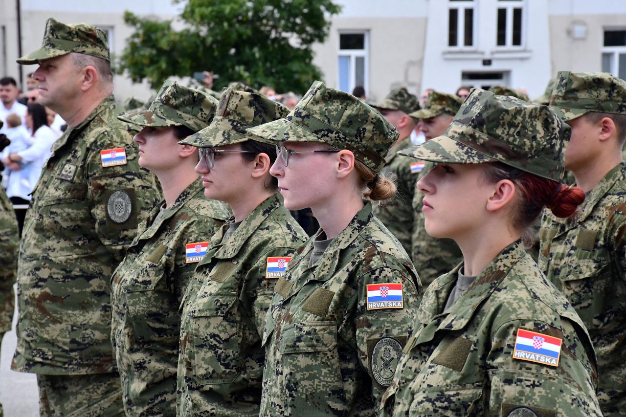 Požega: Svečana prisega 46. naraštaja ročnika u vojarni 123. brigade Hrvatske vojske