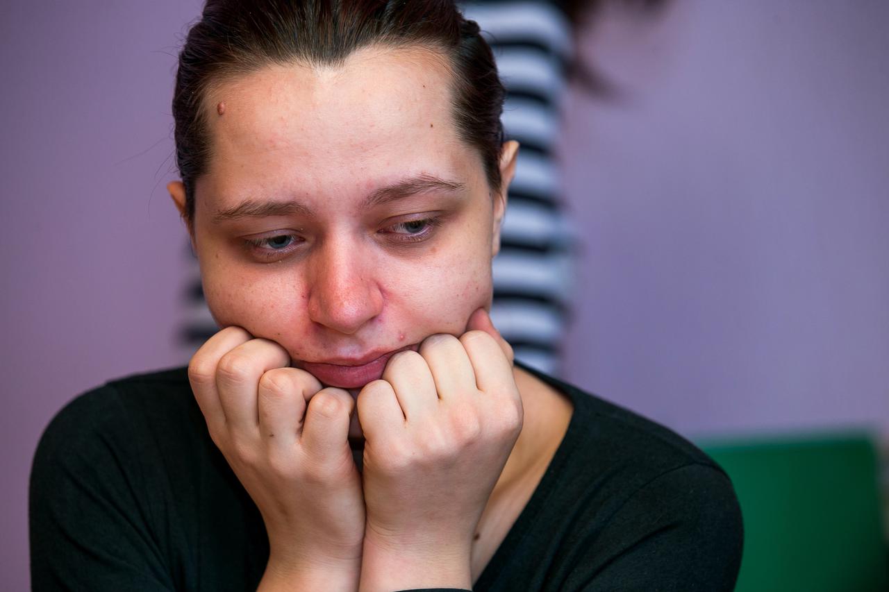 16.02.2016., Ivankovo - Matea Jankovic nakon sto je ostala trudna potpomognutom oplodnjom i iznijela cijelu trudnocu do kraja, rodila je mrtvo dijete zbog nesavjesnog ponasanja i niza gresaka ginekologa u vinkovackoj bolnici.