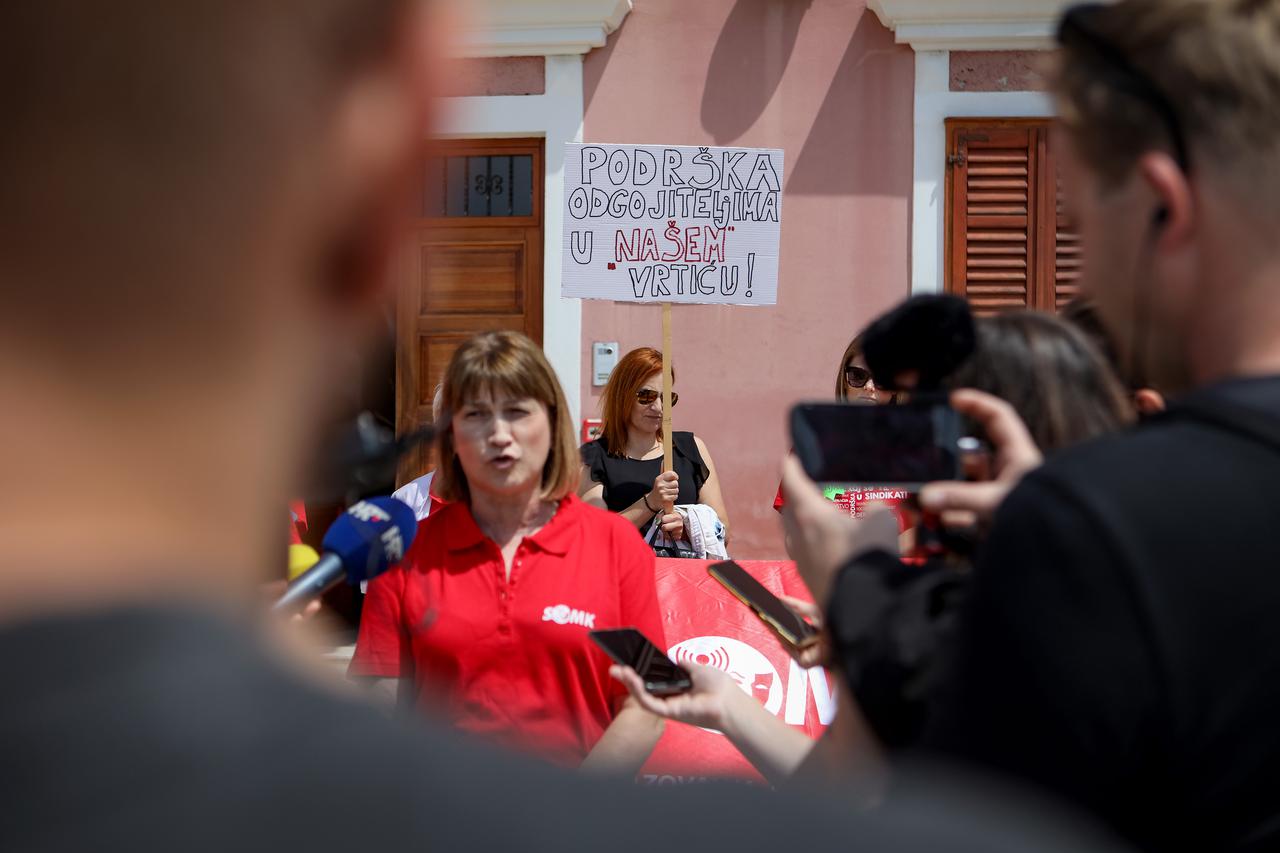 Biograd na moru:  Započeo štrajk u dječjem vrtiću Ivana Brlić Mažuranić