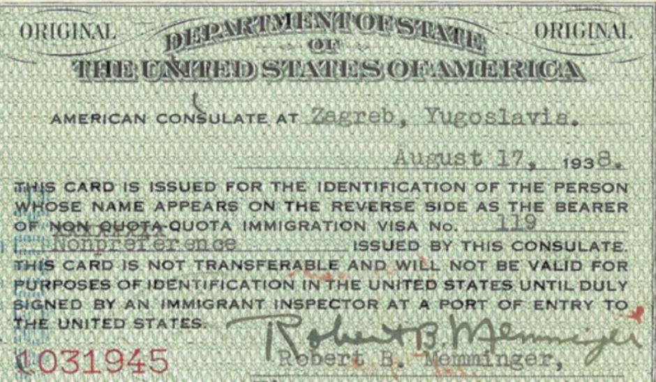 Putovnica iseljenika