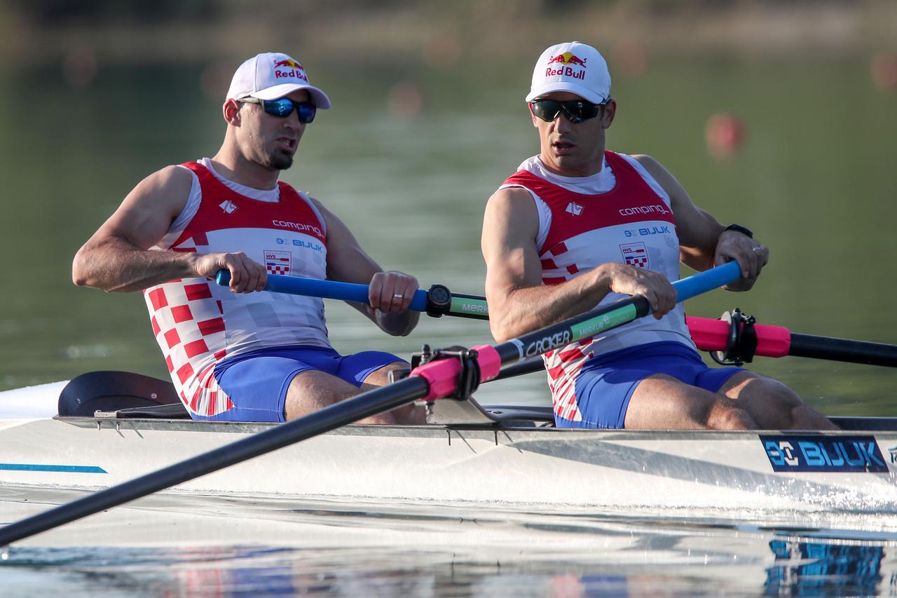 Zagreb: Olimpijski pobjednici, braća Sinković, nakon šest tjedana treniraju na Jarunu