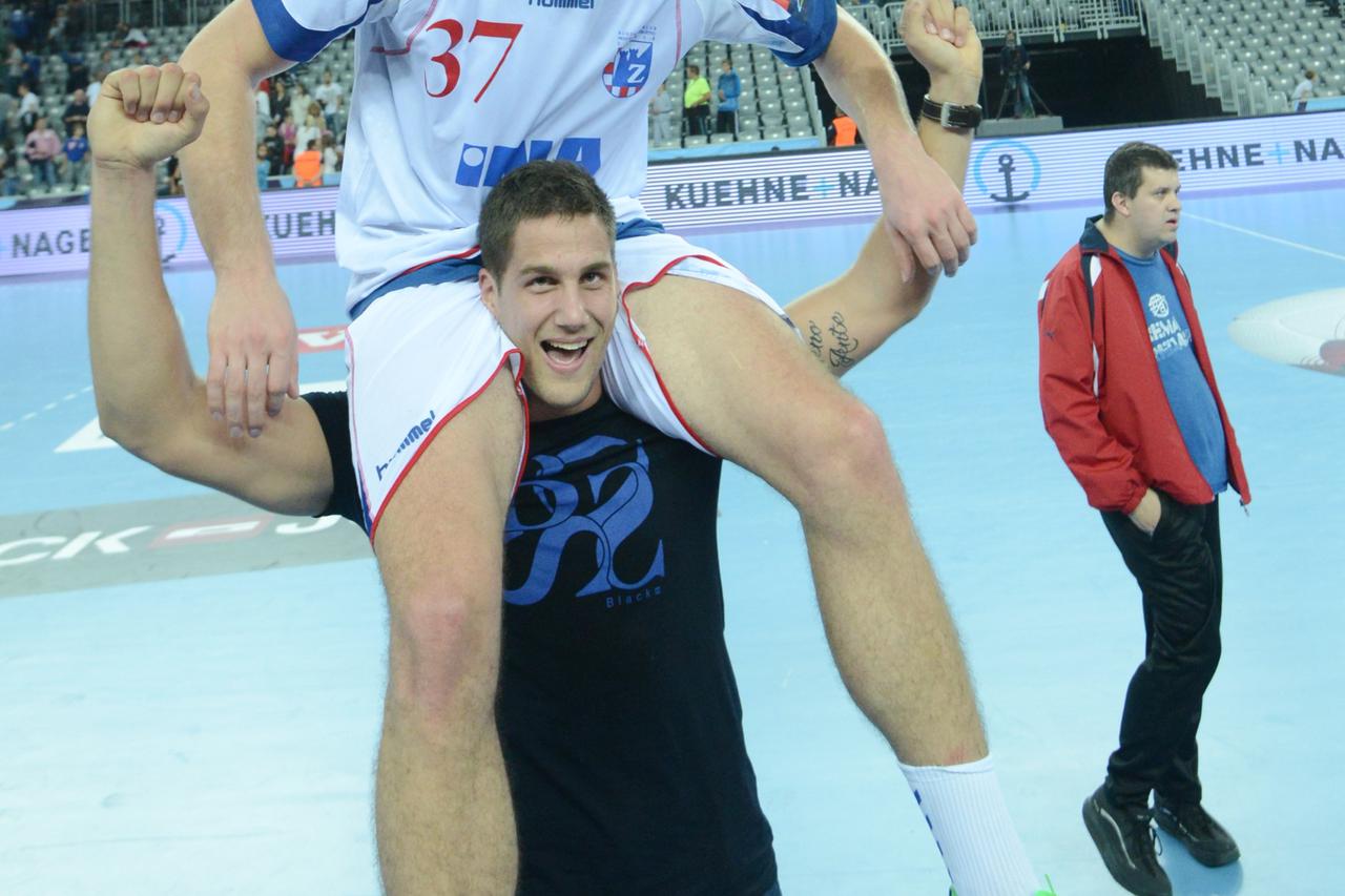 28.09.2014., Arena Zagreb, Zagreb - EHF Liga prvaka, skupina A, 1. kolo, RK PPD Zagreb - THW Kiel. Sandro Obranovic.  Photo: Marko Lukunic/PIXSELL