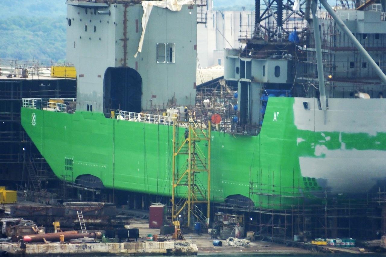 Izgradnja broda u Uljaniku