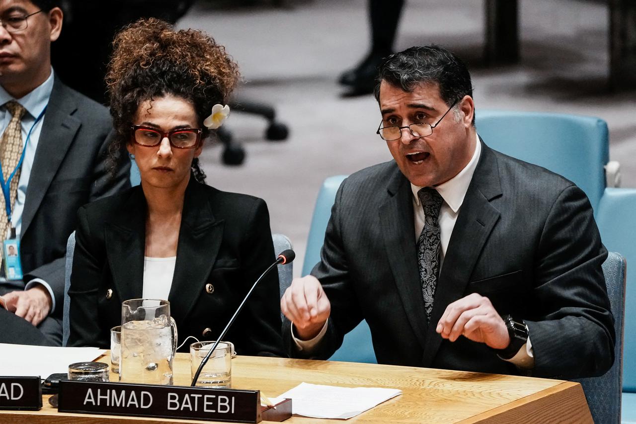 Members of the UN Security Council meet on Iran at the request of the United States at U.N. headquarters in New York