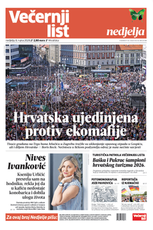 Večernji list naslovnica