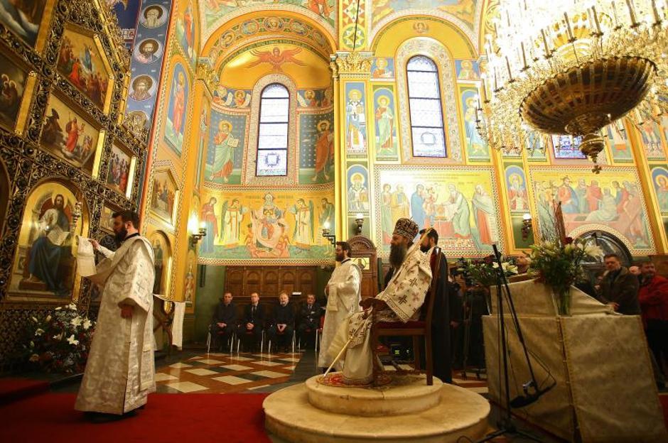 Mitropolit Porfirije Perić predvodio arhijerejsku Liturgiju na svetkovinu pravoslavnog Uskrsa