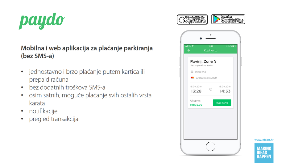 PayDo – aplikacija za plaćanje parkinga