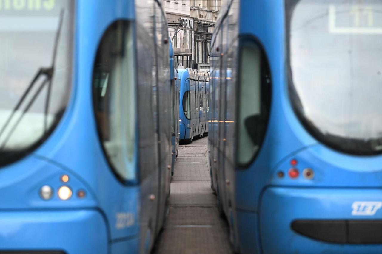 Zagreb: Zastoj tramvaja na Ilici