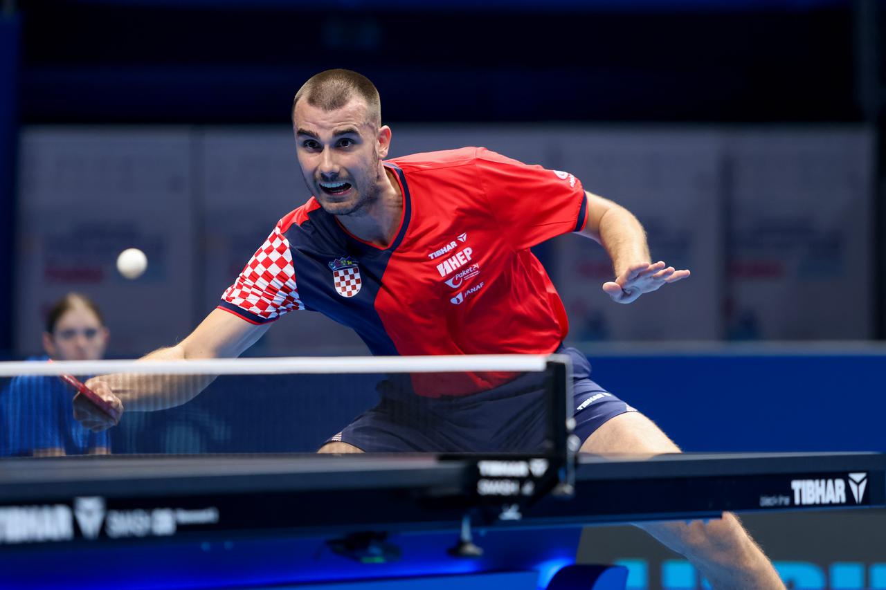 Zadar: Europsko ekipno prvenstvo u stolnom tenisu, Hrvatska - Njemačka