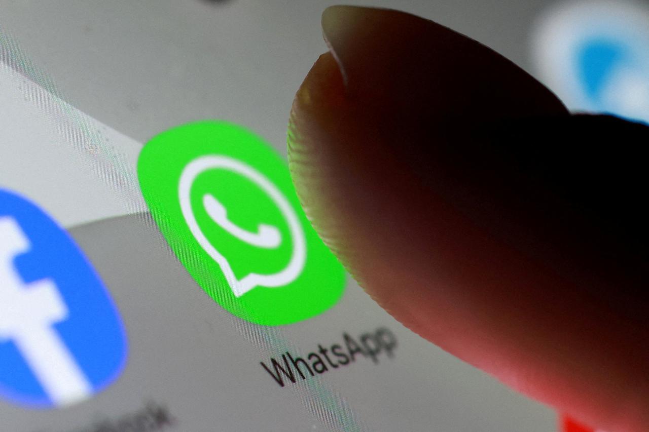 FILE PHOTO: FILE PHOTO: Illustration shows WhatsApp app