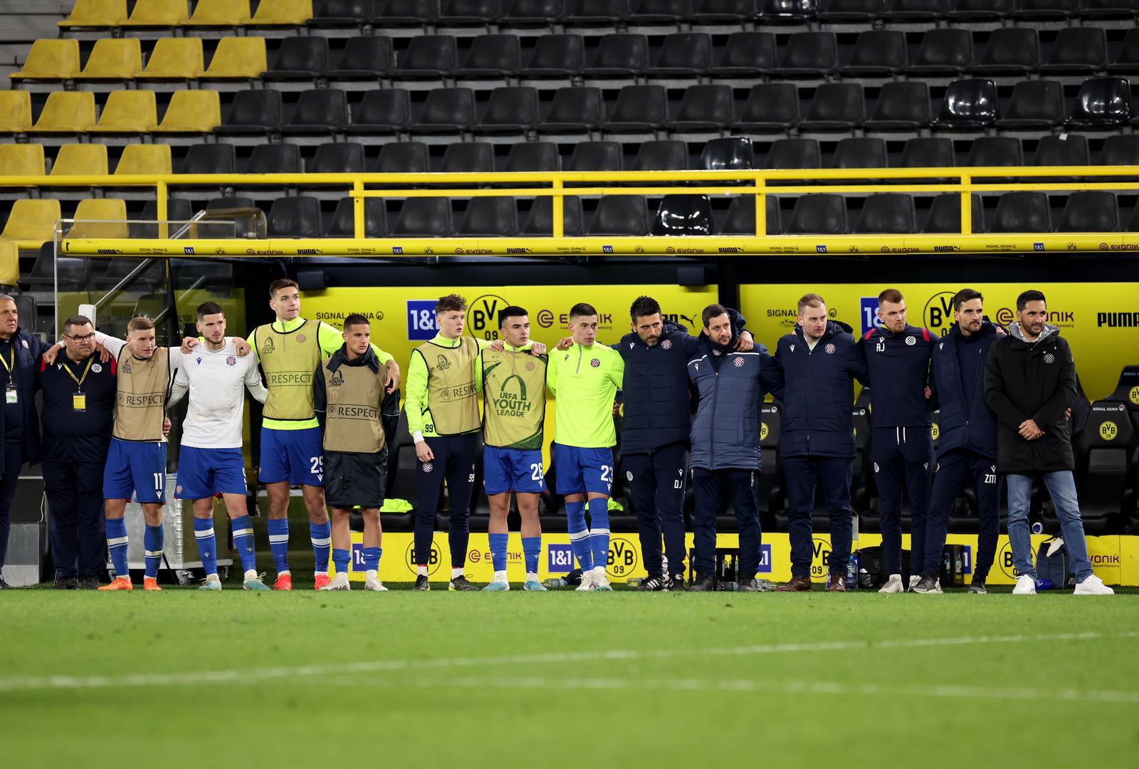 15.03.2023., stadion Signal Iduna Park, Dortmund, Njemacka - UEFA Liga prvaka mladih, cetvrtfinale, Borussia Dortmund - HNK Hajduk. Photo: Goran Stanzl/PIXSELL