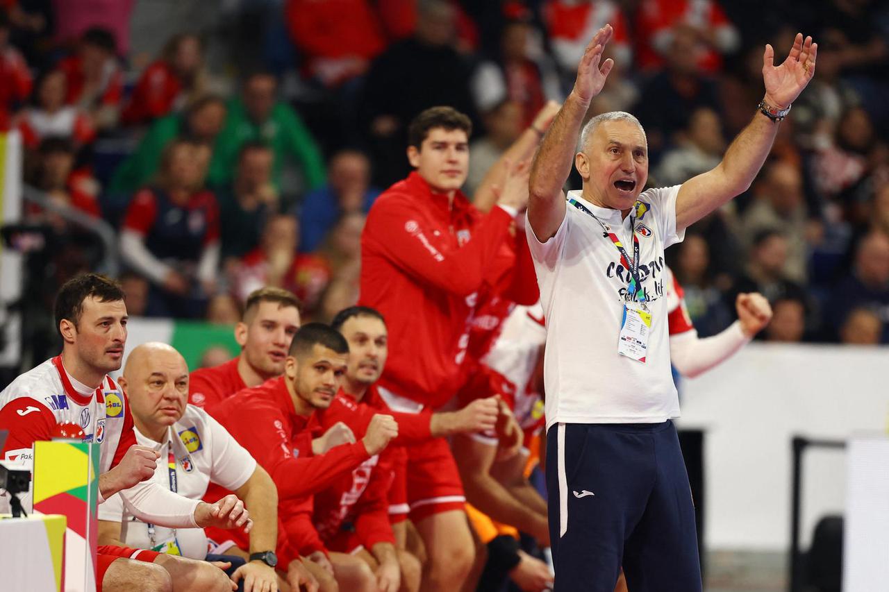 EHF 2024 Men's European Handball Championship - Preliminary Round - Group B - Spain v Croatia
