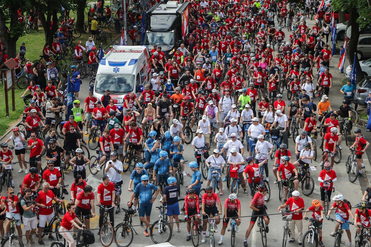 Zagreb: Startala 44. Večernjakova biciklijada