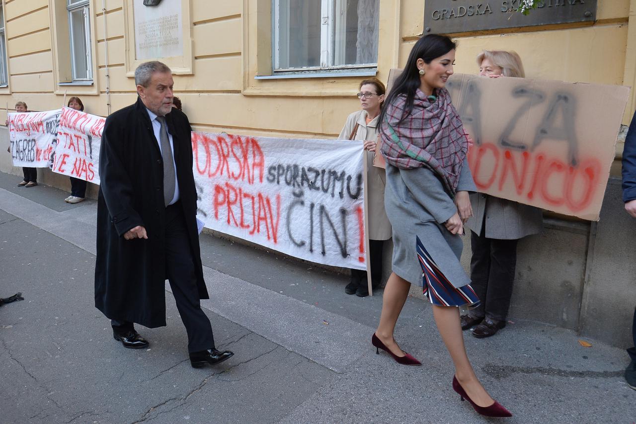 Prosvjed Uzora i Zelene akcije protiv Centra za gospodarenje otpadom