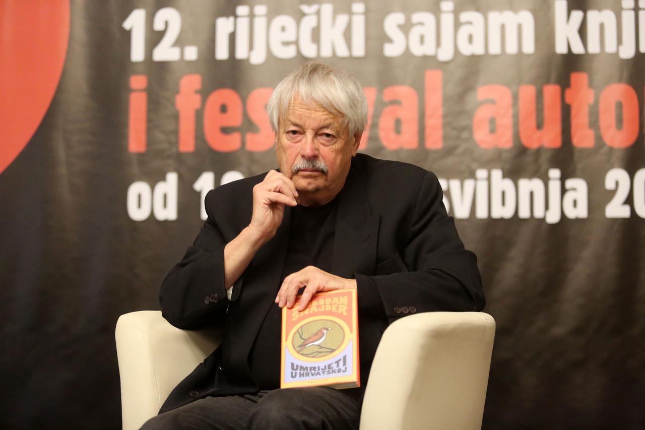 Rijeka: Slobodan Šnajder predstavio knjigu Umrijeti u Hrvatskoj