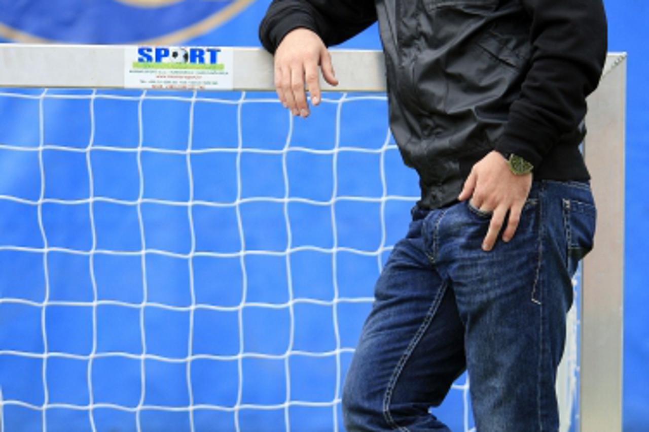 '23.10.2010., Zagreb - Fatos Beciraj (Pec, 5. svibnja 1988.) je nogometas rodjen na Kosovu, igrac zagrebackog Dinama i nogometne reprezentacije Crne Gore. Igra na poziciji napadaca. Photo: Slavko Midz