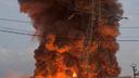 VIDEO: Two 'Russian Amazons' ablaze after fierce drone attacks