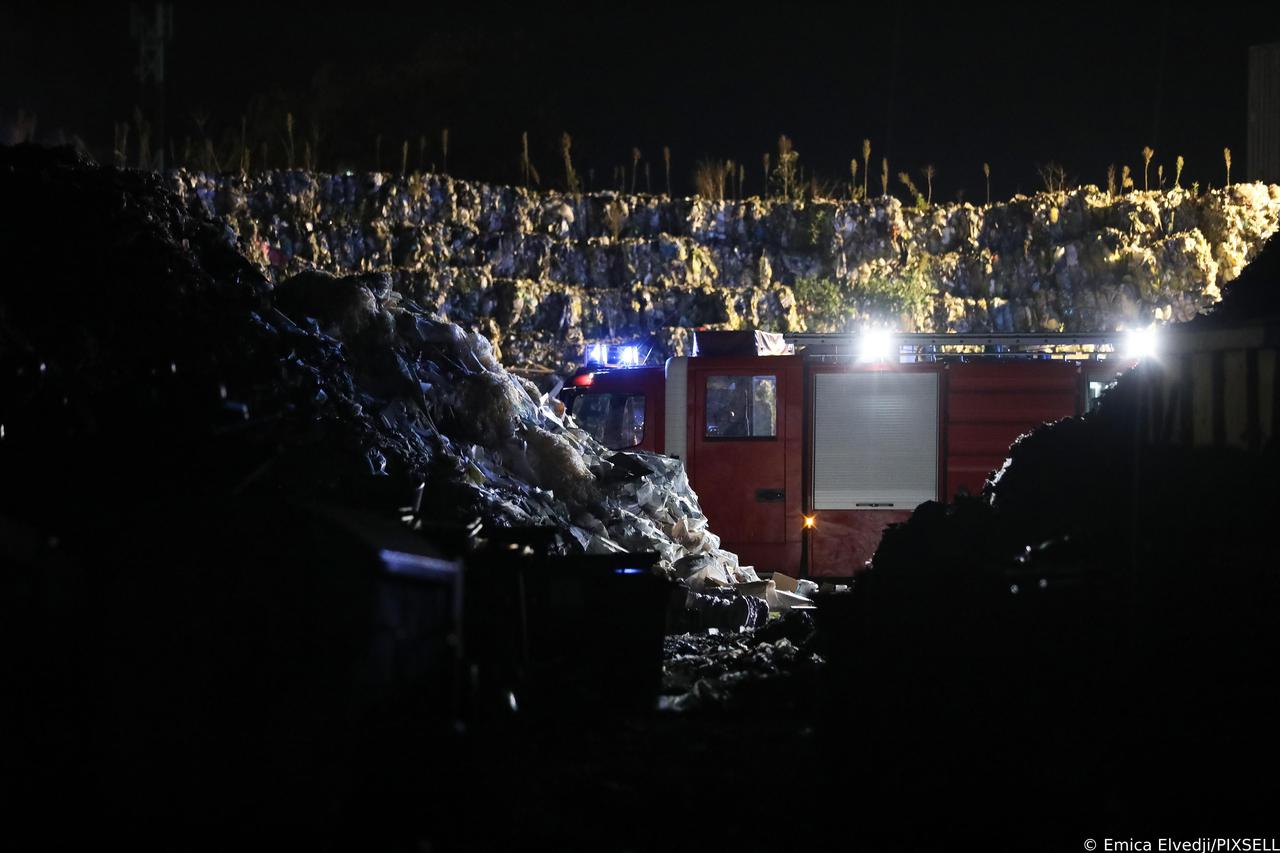 Oroslavje: Požar u Eko Floru