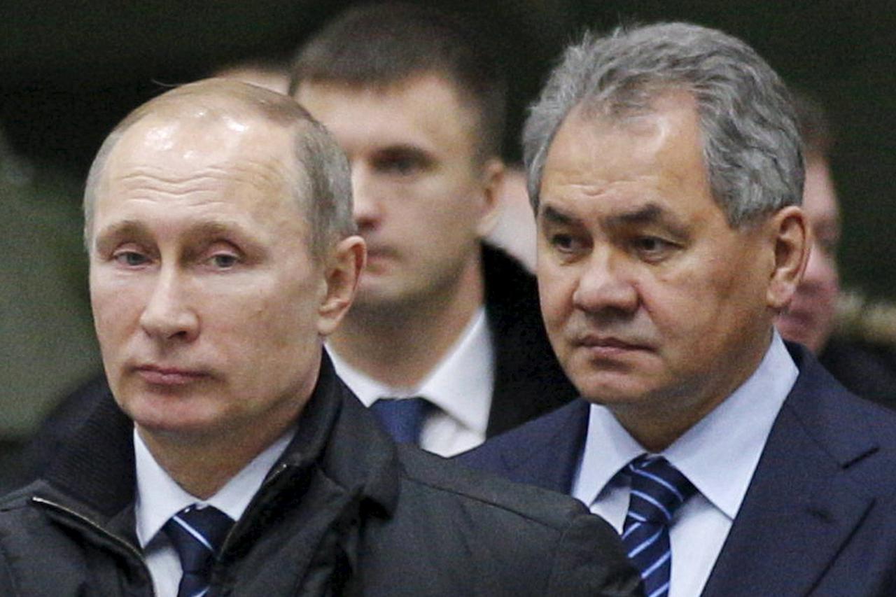 Ruski predsjednik Vladimir Putin i ministar obrane Sergej Šojgu