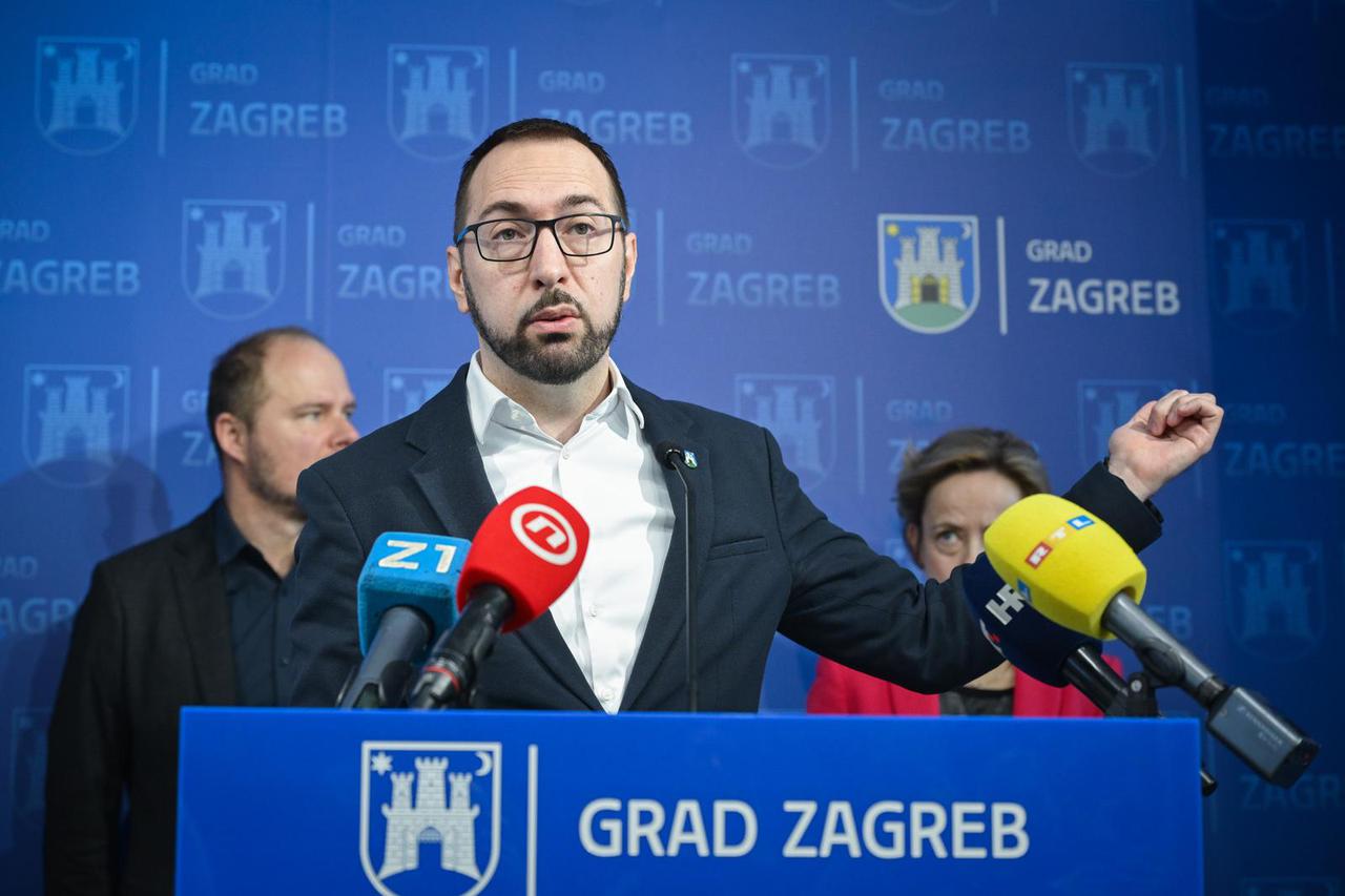 Zagreb: Konferencija za medije gradonačelnika Tomaševića o GUP-u