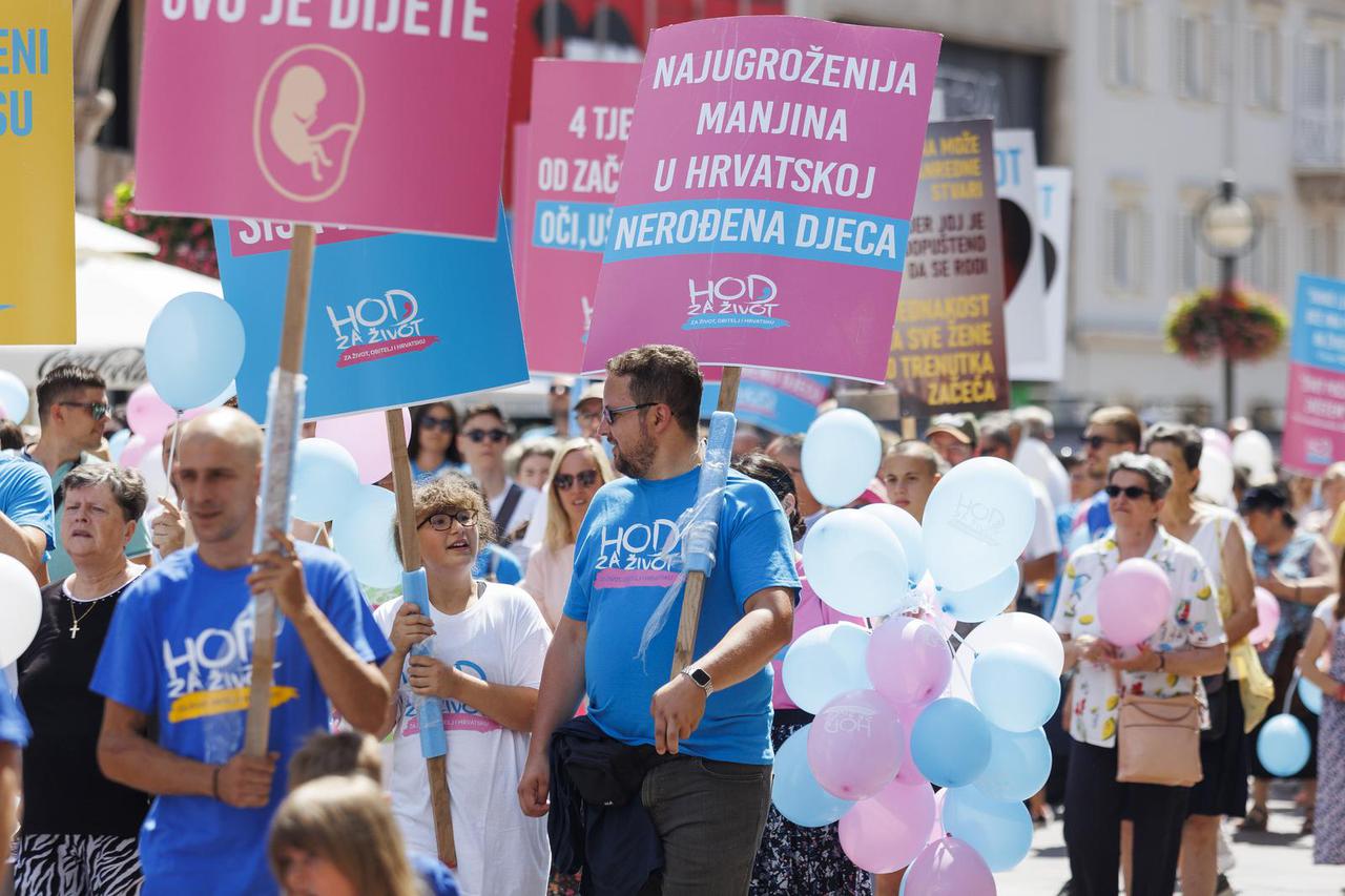 U Rijeci održan Hod za život pod nazivom "Život je zakon"