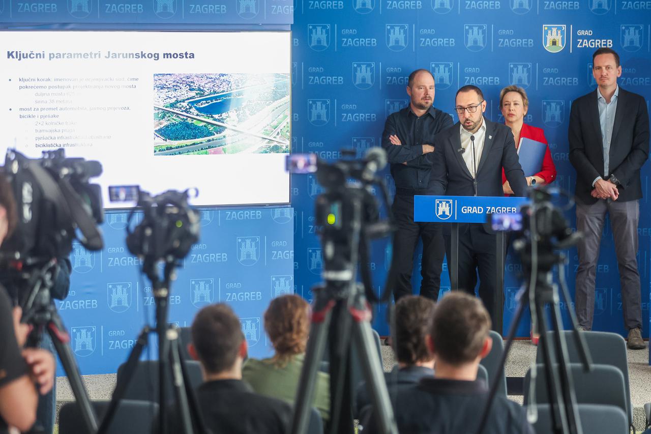 Zagreb: Gradonacelnik Tomaševi´c o izgradnji Jarunskog mosta