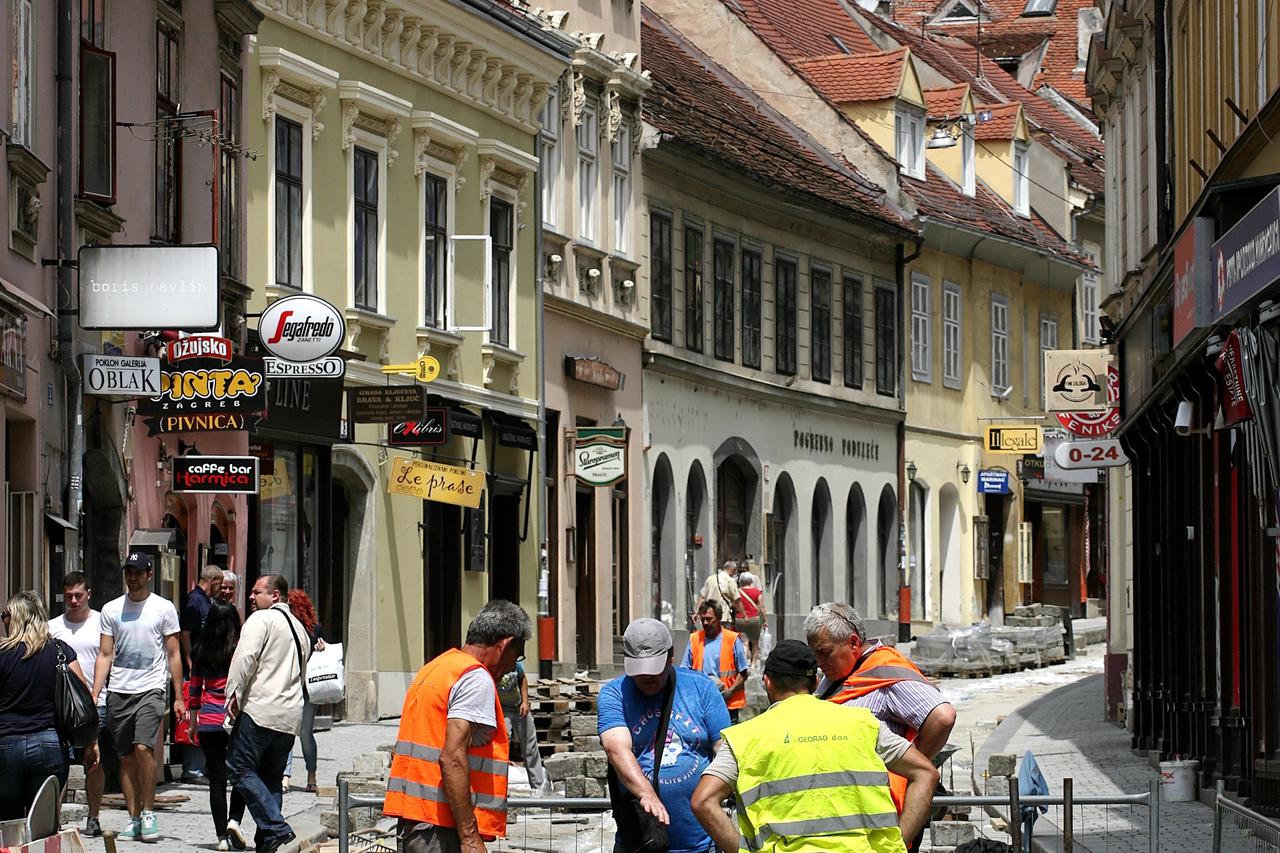 Radovi u Radicevoj ulici