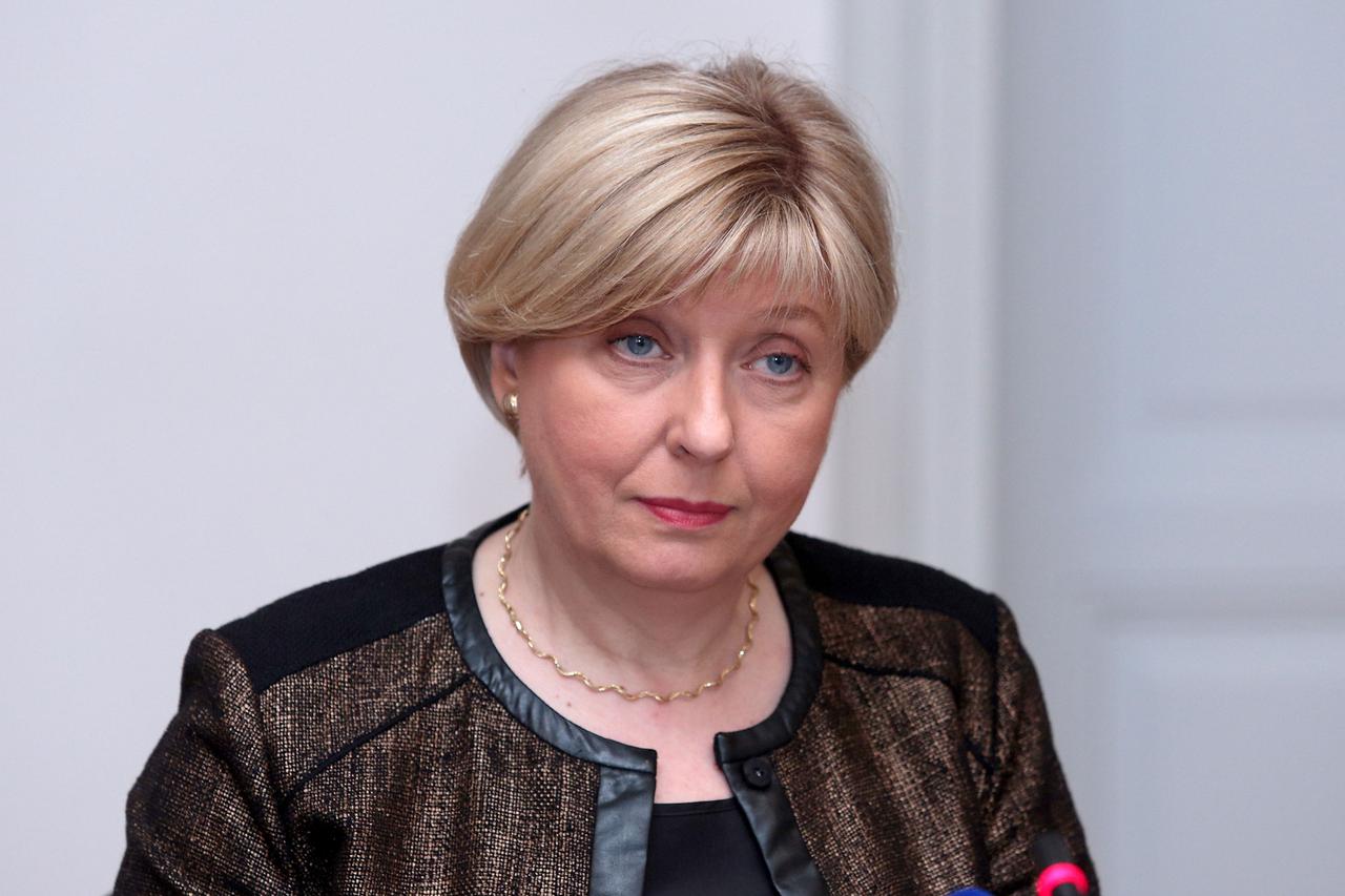 17.05.2016., Zagreb - Odbor za Ustav, Poslovnik i politicki sustav nastavio  je  razgovore s kandidatima za ustavne suce. Jasna Omejec. Photo: Patrik Macek/PIXSELL