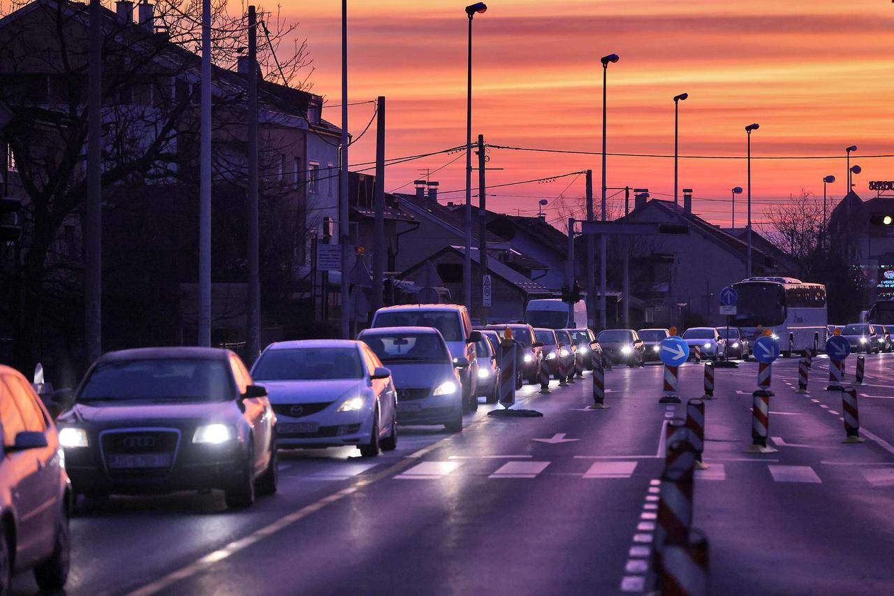 Zagreb: Velike gužve na istočnom ulazu u grad