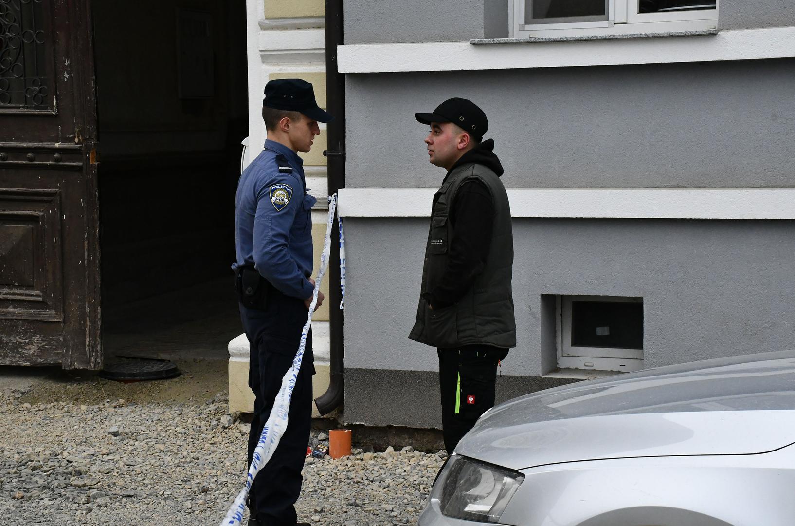 23.04.2024. Slavonski Brod - U centru grada u Starcevicevoj ulici, pronadjeno je tijelo muskarca.  Photo: Ivica Galovic/PIXSELL