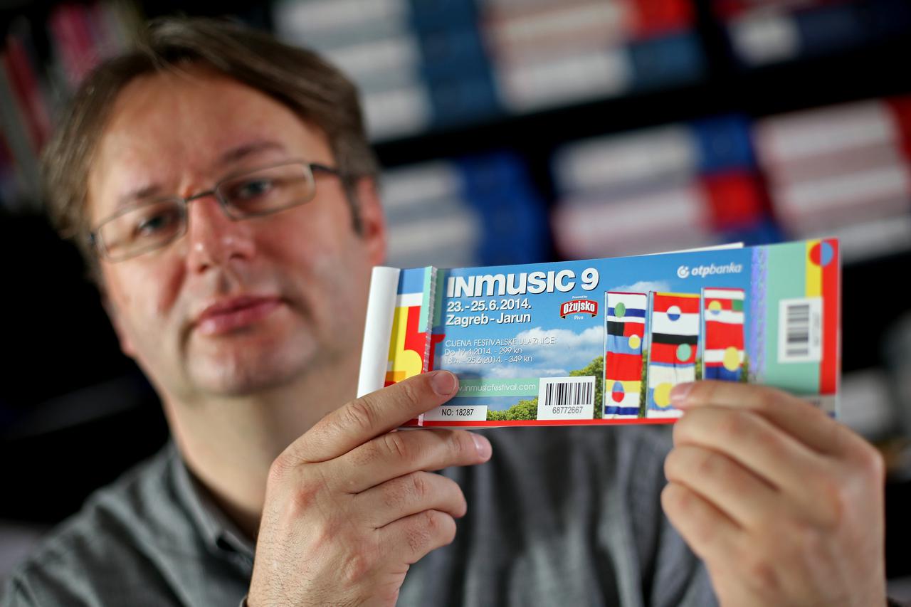 03.06.2014., Zagreb - Zoran Maric, direktor INmusic festivala. Photo: Igor Kralj/PIXSELL
