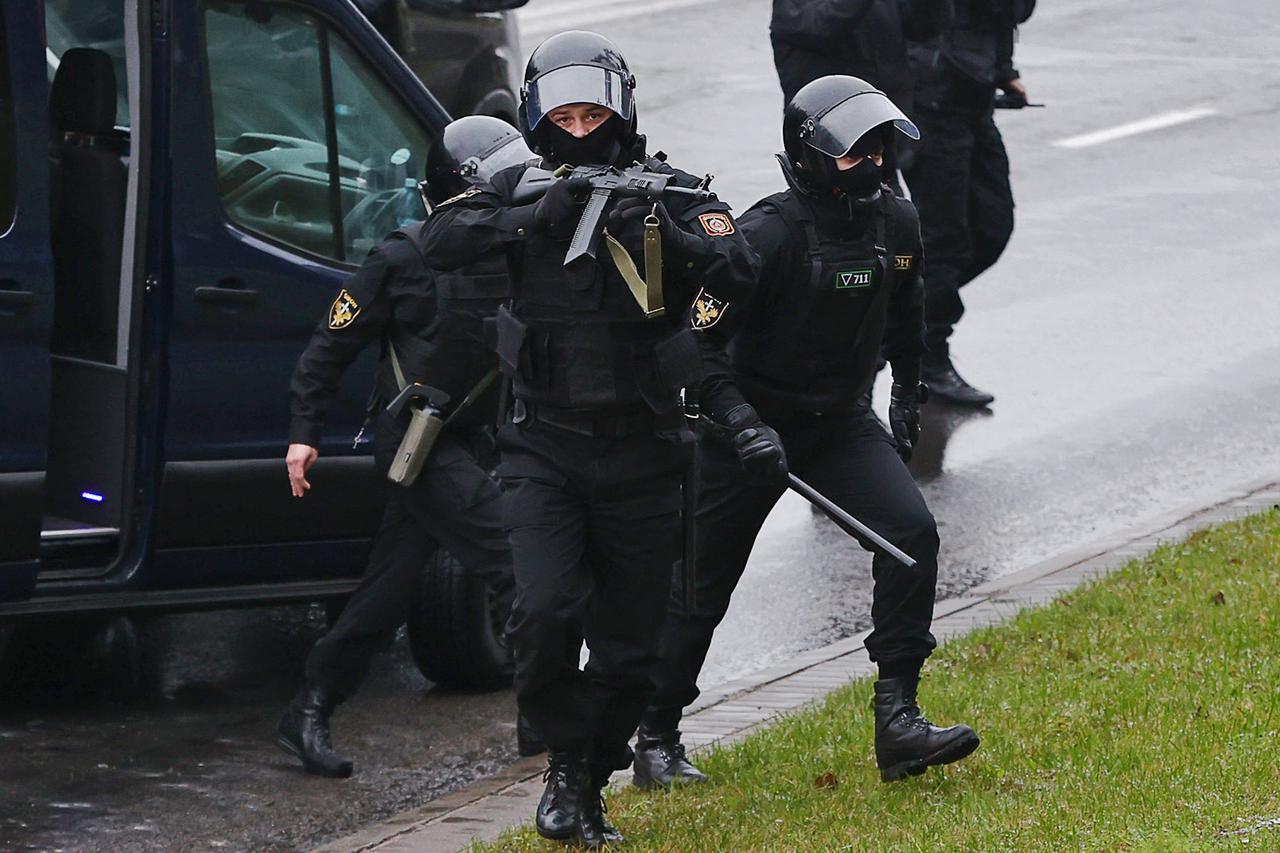 bjeloruska policija