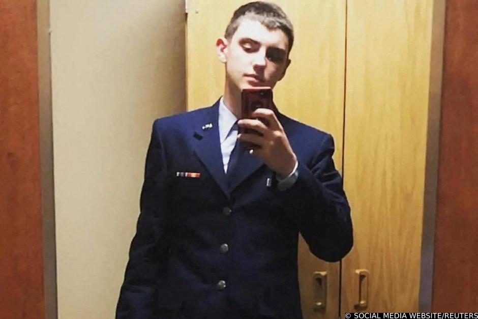 An undated picture shows Jack Douglas Teixeira who was arrested by the FBI, over the leaks online of classified documents