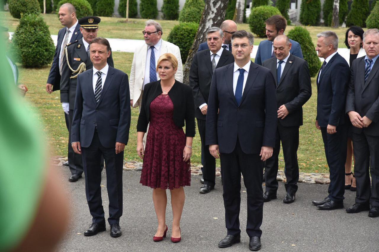 Kolinda Grabar-Kitarović, Andrej Plenković, dan državnosti