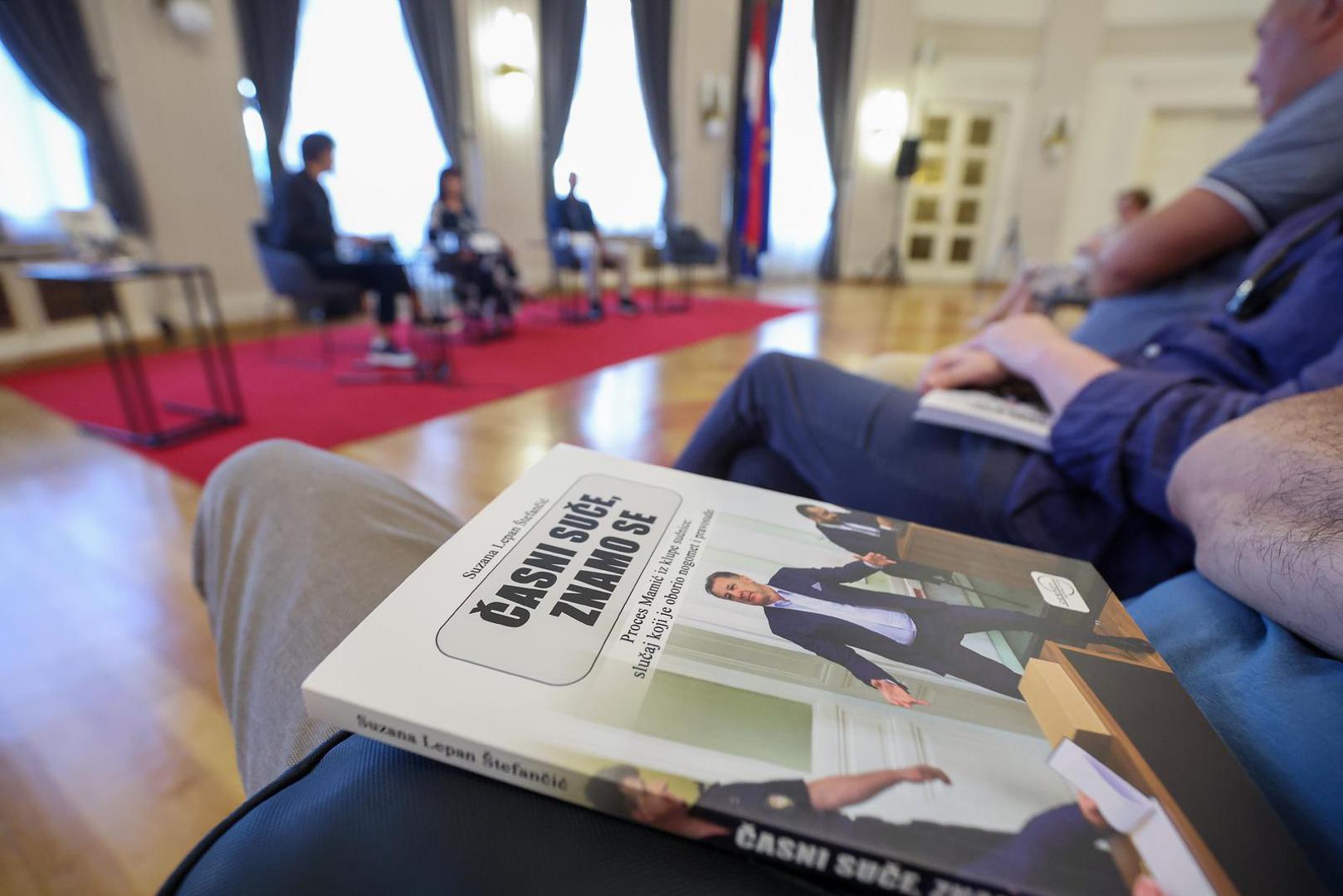 04.09.2025., Zagreb - Novinarski dom. Promocija knjige "Casni suce, znamo se" autorice Suzane Lepan Stefancic. Photo: Sanjin Strukic/PIXSELL