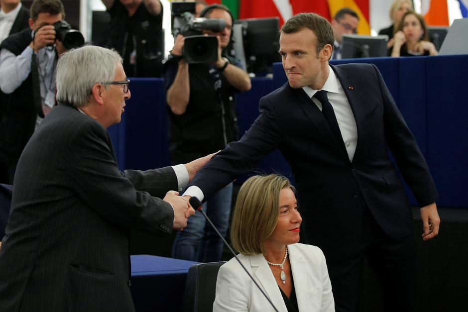 Emmanuel Macron u Europarlamentu