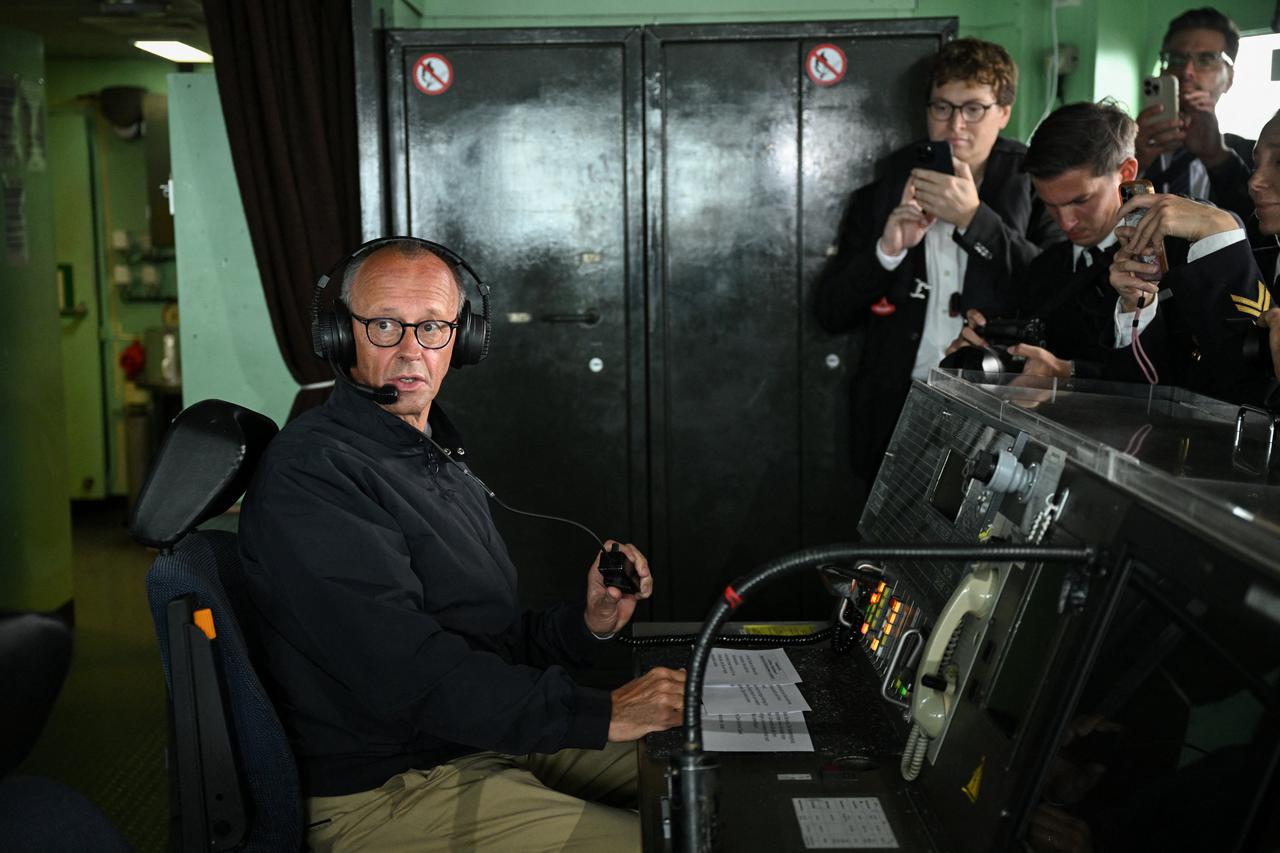 German Chancellor Merz visits German Navy in the Baltic Sea