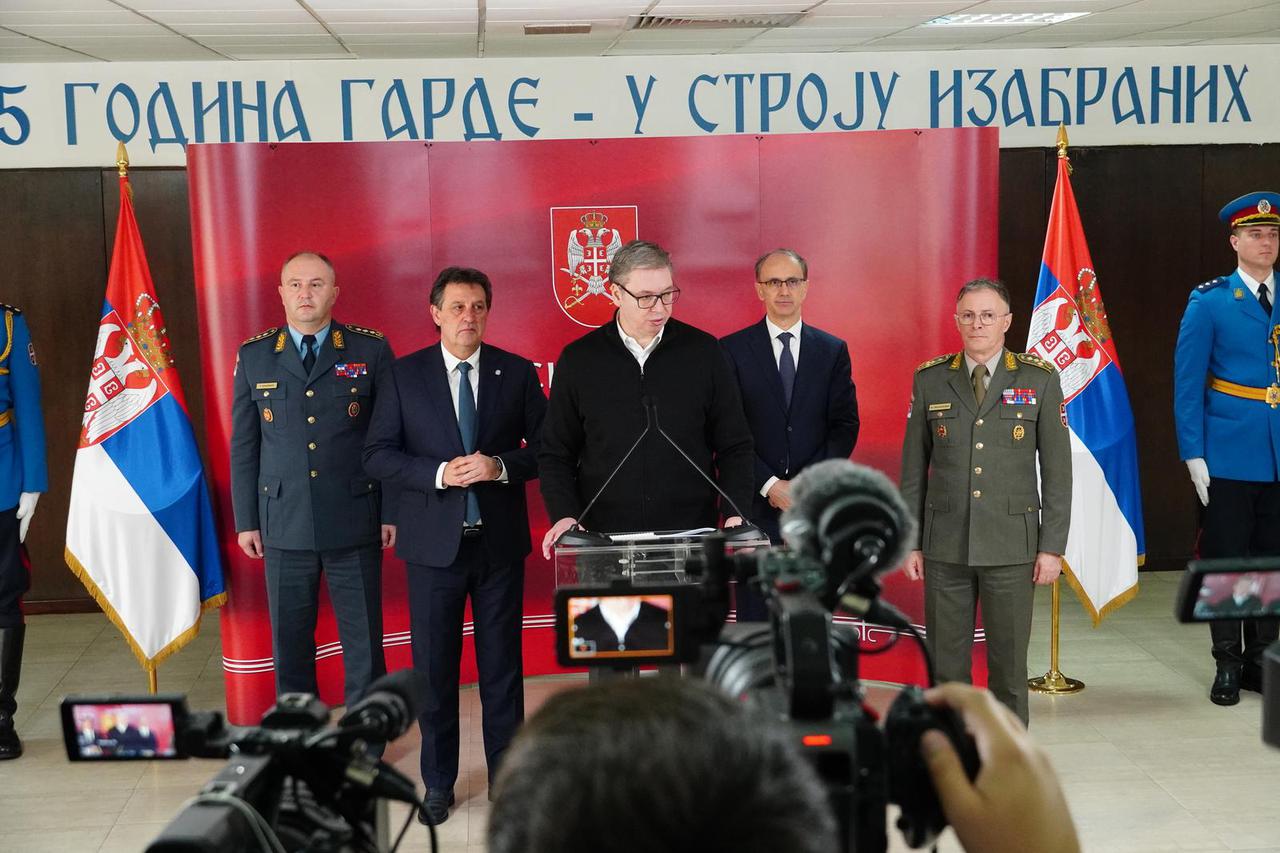 Aleksandar Vučić prisustvovao je rezultatima analize stanja, operativnih i funkcionalnih sposobnosti Vojske Srbije za 2025. godinu