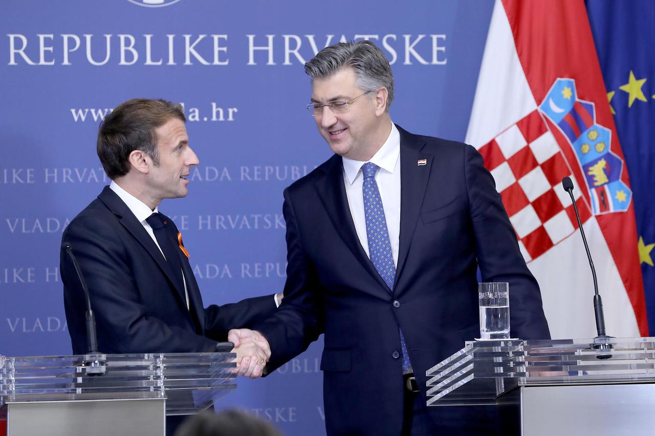 Andrej Plenković i Emmanuel Macron dali su izjave nakon sastanka