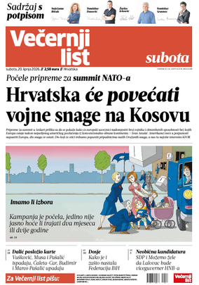 Naslovnica 20.06.2026.