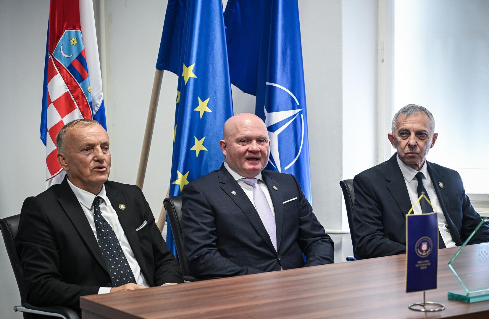 07.11.2024., Zagreb - Svecanost obiljezavanja 7. studenoga - Dana Hrvatskog generalskog zbora. Marinko Kresic, Mladen Kruljac Photo: Josip Regovic/PIXSELL