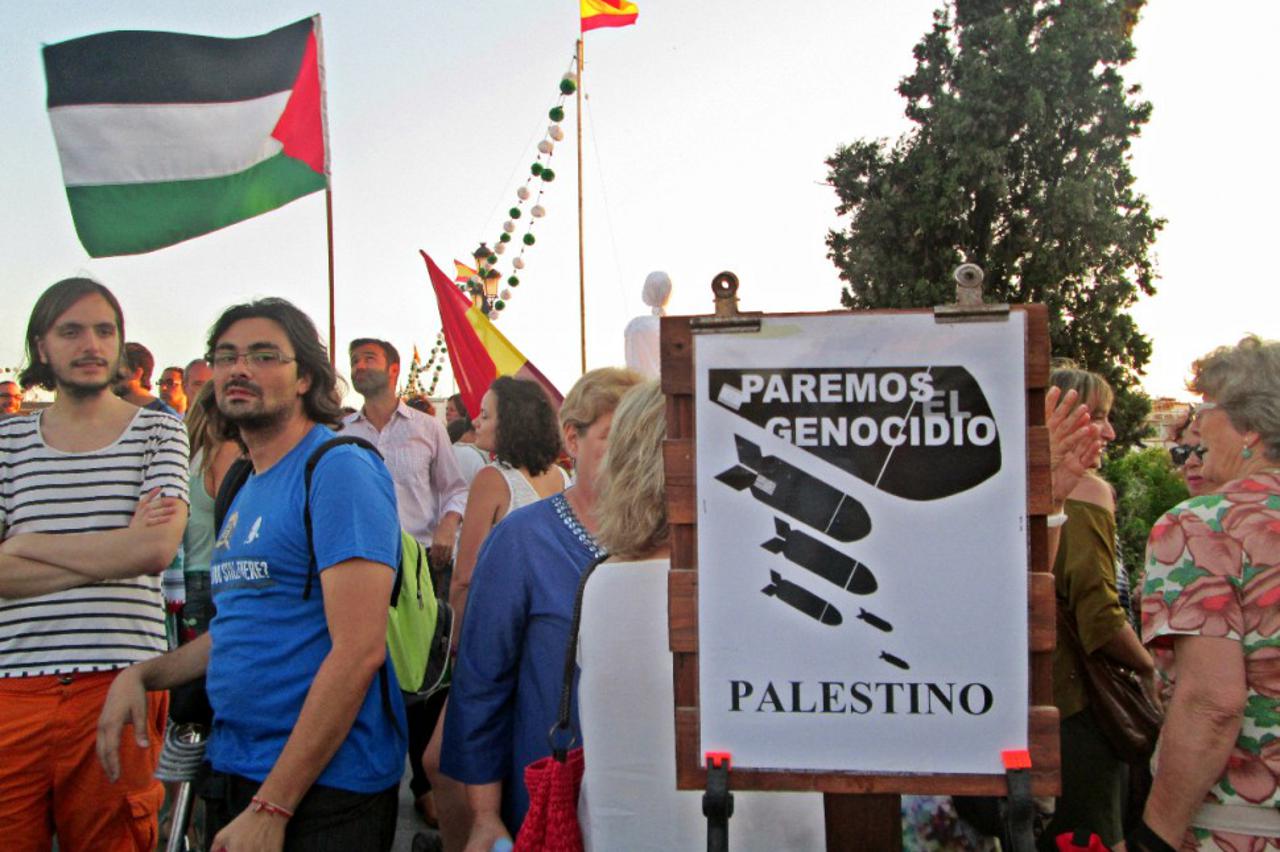 Španjolska,prosvjed,Gaza,Izrael