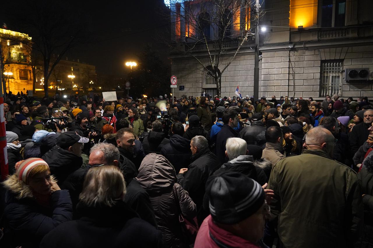 Beograd: Prosvjed u  organizaciji koalicije "Srbija protiv nasilja" zbog krađe izborne volje građana