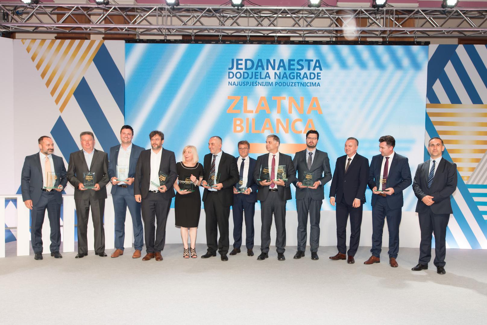 Prošlogodišnji dobitnici nagrade Zlatna bilanca