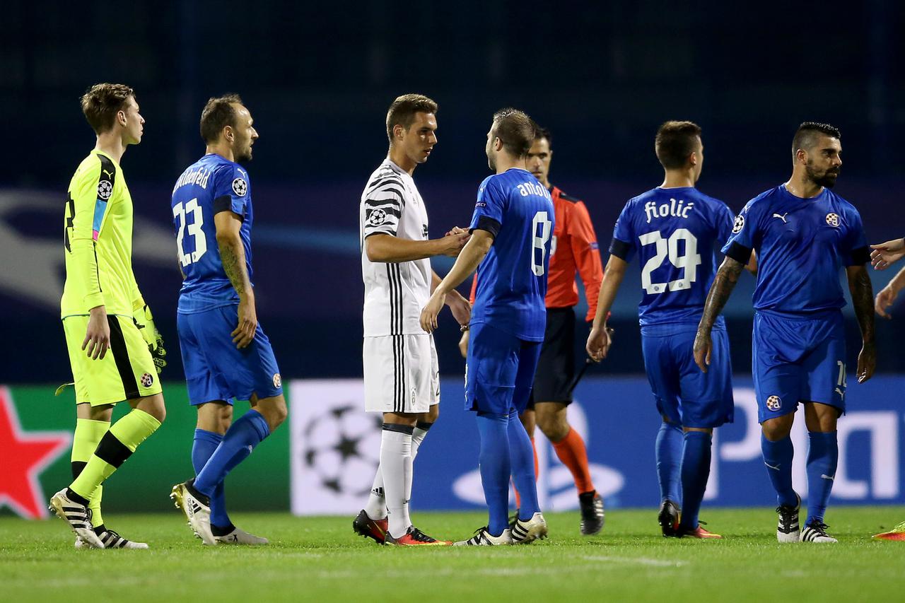 Zagreb: ?estitke igra?a Dinama i slavlje Juventusa nakon rezultata 4:0