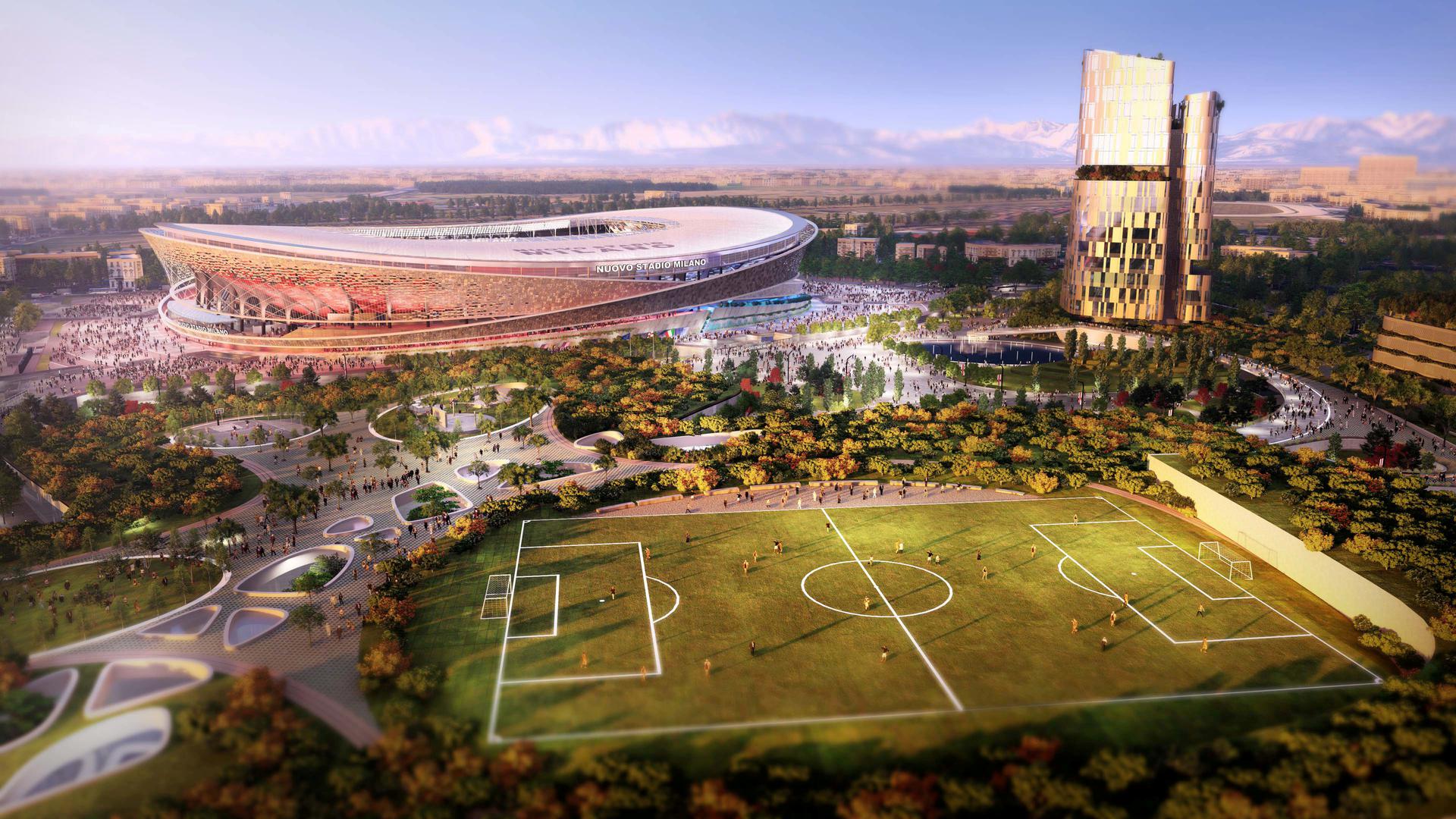 'Želimo stadion koji će živjeti 365 dana u godini', rekao je Milanov legendarni igrač Franco Baresi